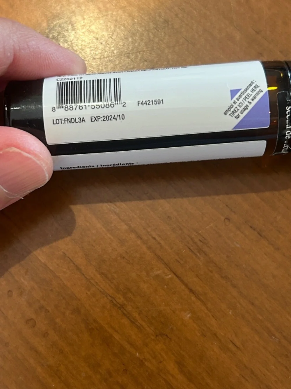 Avon Pure Essential Oil De-Stress Roll-On
